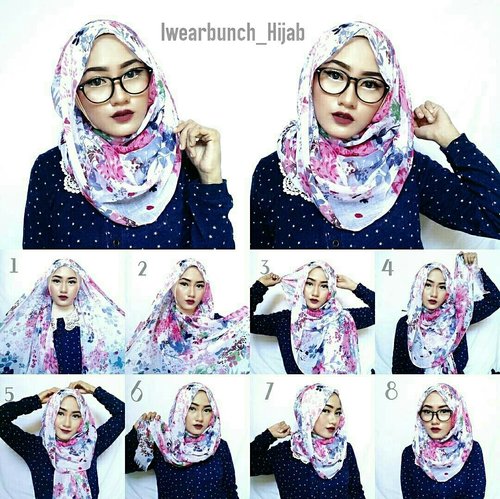 modis dan cantik hijab with glasses