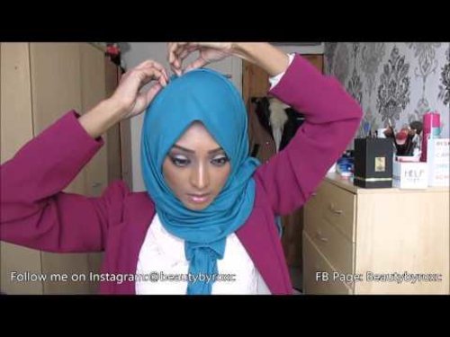 4 easy styles | Jersey hijab tutorials - YouTube