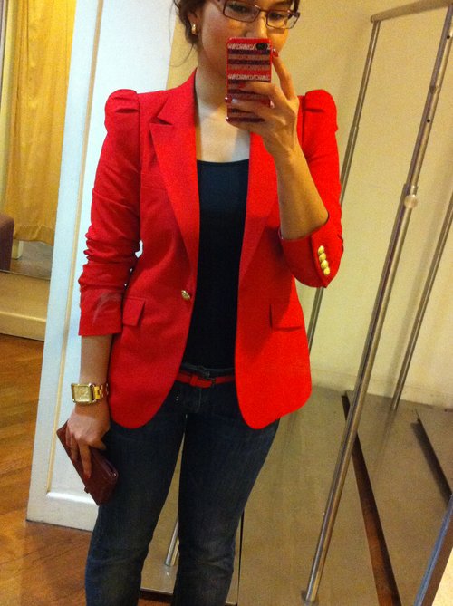My fave Red blazer