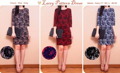 Lacey Pattern Dress