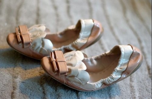 After owning the black and hunting the nude for 2 years finally found it!!! Miu Miu Flats 
