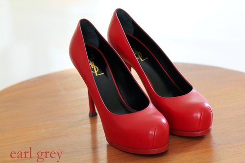 YSL Tribtoo Red from recent YSL (or Saint Laurent) end of season sale. 