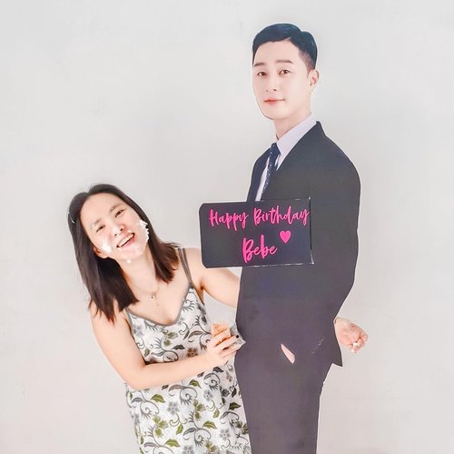another memorable birthday thanks to @carolinmalie @elindayap @susan_budiman ❤️❤️❤️❤️ so thankful to be surrounded by my amazing friends & family❤️ #parkseojoon cardboard by @choosemedesign#clozetteid