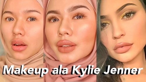 Tutorial Make Up ala Kylie Jenner versi indonesia - YouTube