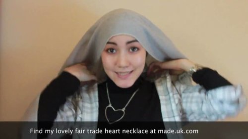 StyleCovered hijab short pashmina tutorial - YouTube #HijabTutorialHanaTajima