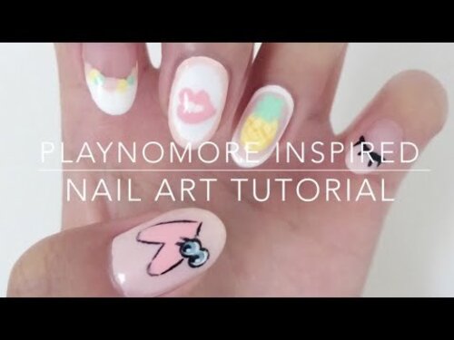 PLAYNOMORE Inspired Nails - YouTube