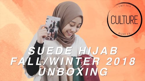 Culture Hijab F/W 18 SUEDE Unboxing + First Impression | Modest Lineup - YouTube