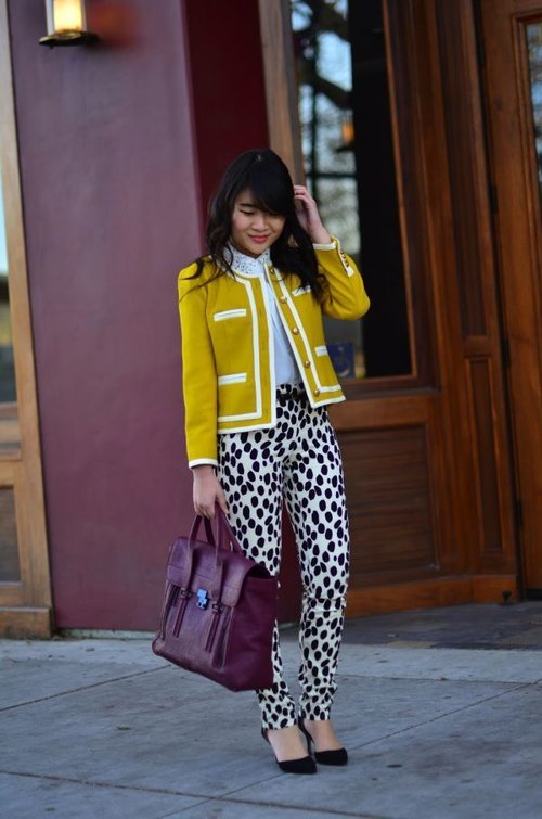 Formal style with printed pants