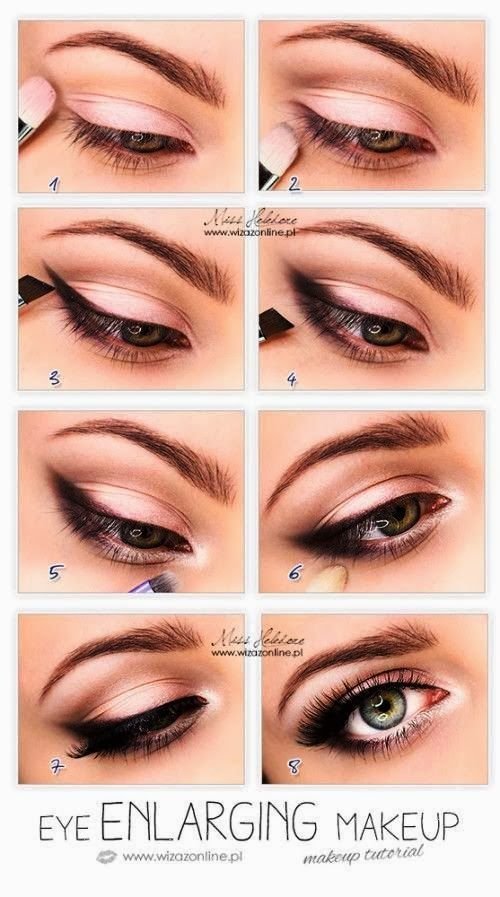 Eye enlarging makeup tutorial