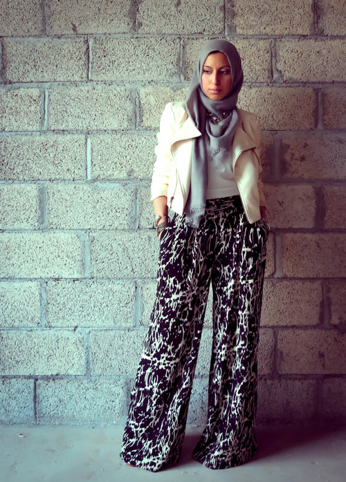 Printed Pants for Hijabi