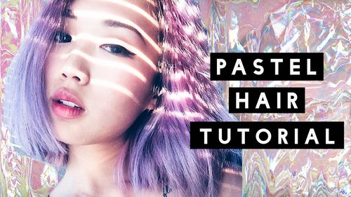 HOW TO: Pastel Hair Tutorial (Dark to Pastel) - YouTube