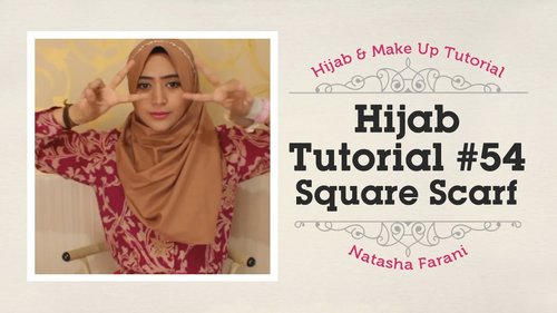 #54 Hijab Tutorial - Natasha Farani - YouTube #HijabTutorialNatashaFarani