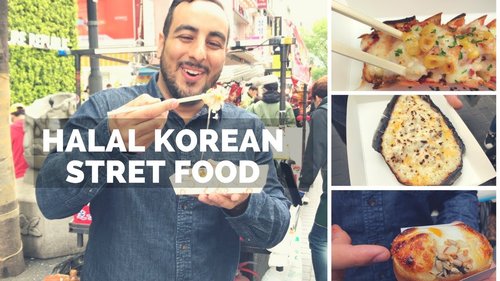 INSANE HALAL KOREAN STREET FOOD TOUR IN SEOUL! HUGE Street food tour of Myeongdang & Korean BBQ! - YouTube