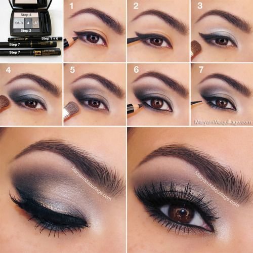 Lancome eyeshadow palette smokey eye makeup tutorial