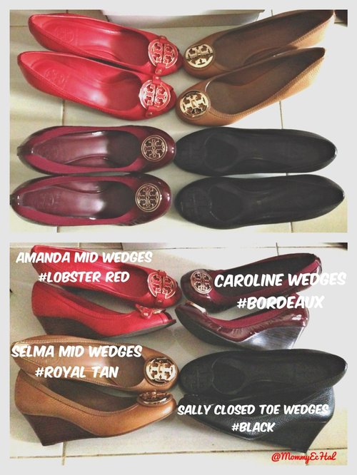 Wedges in colors