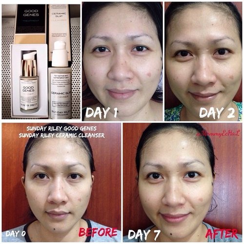 Sunday Riley Good Genes Treatment & Sunday Riley Ceramic Slip Cleanser from @sundayriley My review ; http://echalblog.wordpress.com/2014/06/19/sunday-riley-good-genes-treatment-sunday-riley-ceramic-slip-cleanser/#selfpotrait #myselfandi #narcism #review #mommyechal #skincare #makeupjungkie #clozetteid #femaledaily