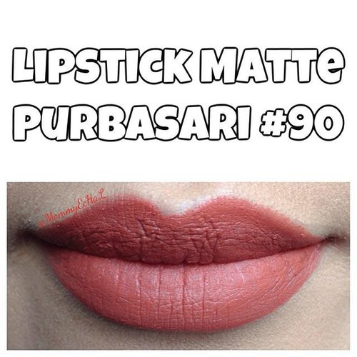 Lipstick Matte Purbasari #90#selfpotrait #myselfandi #narcism #lipspotrait #lipstickpurbasari #lipstickpurbasarimatte #lipsticksaddict #lipsticksjunkie #makeupaddict #makeupjunkie #clozettedaily #clozetteid #beauty #makeup #fotd #lotd #fdbeauty #femaledaily