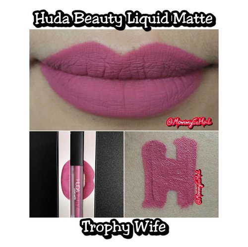 Huda Beauty Liquid Matte Lipstick Trophy Wife from @shophudabeauty #selfpotrait #myselfandi #narcism #lipspotrait #hudabeauty #hudabeautyliquidmatte #hudabeautyliquidmattelipstick #hudabeautytrophywife #lipsticksaddict #lipsticksjunkie #makeupaddict #makeupjunkie #clozettedaily #clozetteid #beauty #makeup #fotd #lotd #fdbeauty #femaledaily