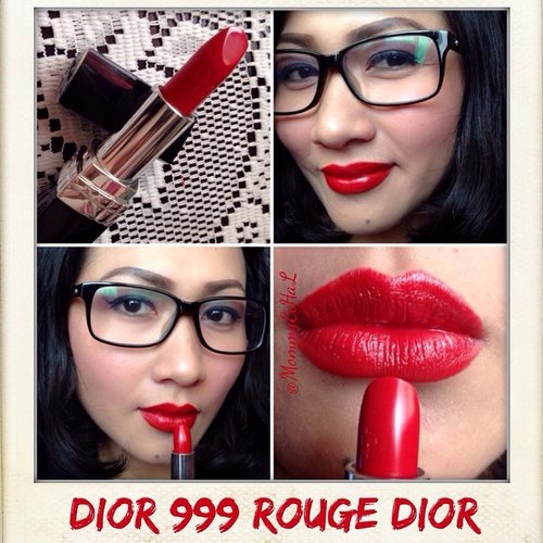 Dior 999 Rouge Dior #selfpotrait #myselfandi #narcism #lipspotrait #redlipsticks #diorbeauty #diorcosmetics #lipsticksaddict #lipsticksjunkie #makeupaddict #makeupjunkie #clozetteid #beauty #makeup #fdbeauty #femaledaily