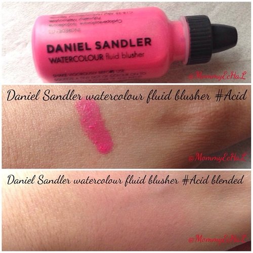 Daniel Sandler watercolour fluid blusher #acid #swatches #watercolourliquidblusher #blush #danielsandler #makeupjungkie #clozetteid #fdbeauty #femaledaily