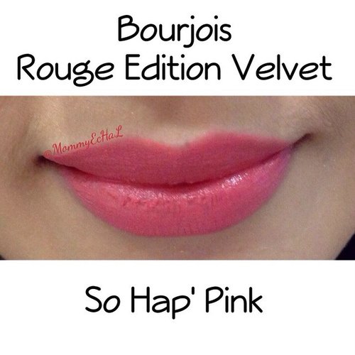 Borjouis Rouge Edition Velvet So Hap' Pink from @bourjois_uk #selfpotrait #myselfandi #narcism #lipspotrait #bourjoiscosmetics #lipsticksaddict #lipsticksjunkie #makeupaddict #makeupjunkie #clozetteid #clozettedaily #beauty #makeup #fotd #lotd #fdbeauty #femaledaily