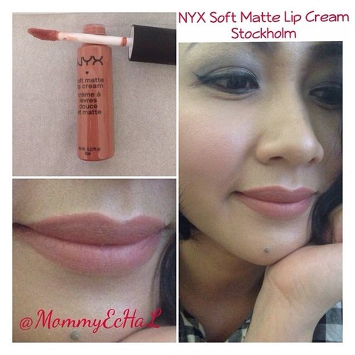 NYX Soft Matte Lip Cream Stockholm from @nyxcosmetics #selfpotrait #myselfandi #narcism #lipspotrait #nudelipstick #nyxcosmetics #lipstickjungkie #makeupjungkie #clozetteid #femaledaily