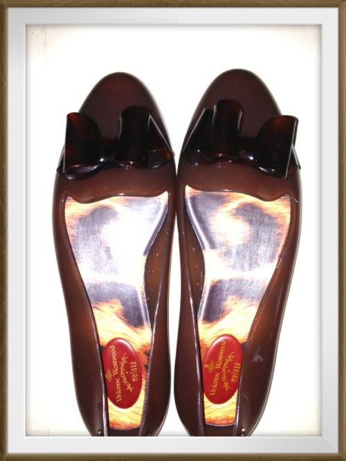 Vivienne Westwood for Melissa Virtue Flat Bow Slipper Shoes