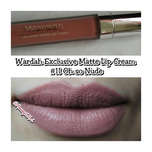 Wardah Exclusive Matte Lip Cream#11 Oh So Nude from @wardahbeauty #selfpotrait #myselfandi #narcism #lipspotrait #wardahbeauty #wardahcosmetic #wardahexclusivemattelipcream #ohsonude #lipsticksaddict #lipsticksjunkie #makeupaddict #makeupjunkie #clozettedaily #clozetteid #beauty #makeup #fotd #lotd #fdbeauty #femaledaily