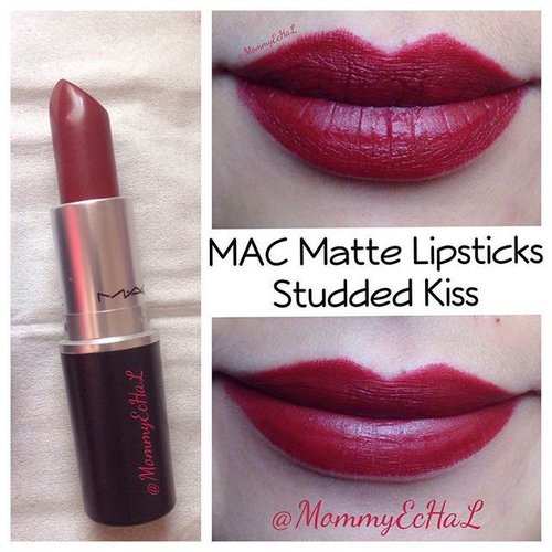 Mac Matte Lipstick #Studded Kiss from @maccosmetics #selfpotrait #myselfandi #narcism #lipspotrait #redlipsticks #maccosmetics #maclipsticks #lipsticksaddict #lipsticksjunkie #makeupaddict #makeupjunkie #clozetteid #clozettedaily #beauty #makeup #fotd #lotd #fdbeauty #femaledaily