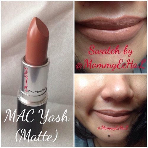 MAC Yash (matte) #selfpotrait #myselfandi #narcism #lipspotrait #nudelipstick #maccosmetics #lipstickjungkie #makeupjungkie #clozetteid #femaledaily