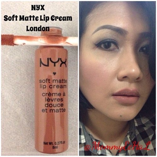 NYX Soft Matte Lip Cream London from @nyxcosmetics #selfpotrait #myselfandi #narcism #lipspotrait #nudelipstick #nyxcosmetics #lipstickjungkie #makeupjungkie #clozetteid #femaledaily