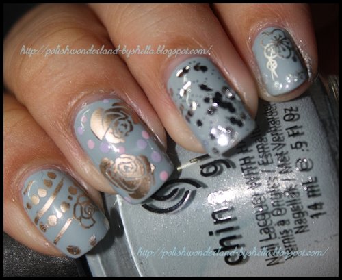 copy cat mani from Cosmetic Cupcake blog
