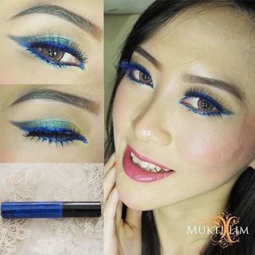 Smile with your eyes
Using NYX studio liquid liner @nyxcosmetics @nyxmakeupid 
#smilewithyoureyes #msmxnyx #makeup #blueeyeliner #eotd #eyelook #vegas_nay #mayamiamakeup #wakeupandmakeup #mua #makeupartistworldwide #makeupartist #jakartamua #muajakarta #beautyblogger #indonesiabeautyblogger
#clozetteid
#clozette 
@masamishoukoid