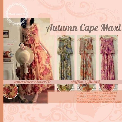 autumn cape maxi