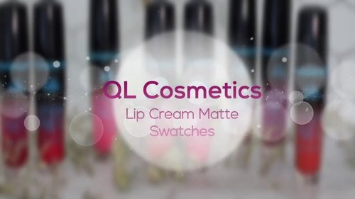 Here it is, trailer for my video about Swatching and Reviewing @qlcosmetic Lip Cream Matte.. 8 Shades in a video.. ..Find out more in my youtube channel.. You can click the link in my Instagram Bio.. ...Give me some love and leave a comment too.. 💋💋💋 Thank youuuu ....#qlcosmetic