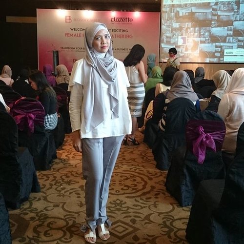 I'm having fun at Blogger Babes Indonesia because I got new insight about blogging and also met new friends. #BloggerBabesID #ClozetteID @clozetteid