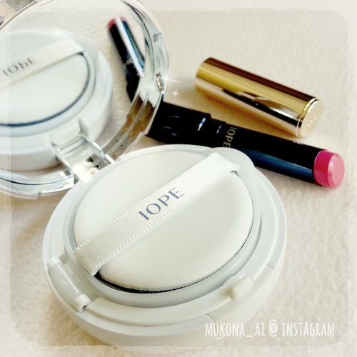 IOPE Air Cushion XP N23 & Water Fit Lipstick 44 forever pink