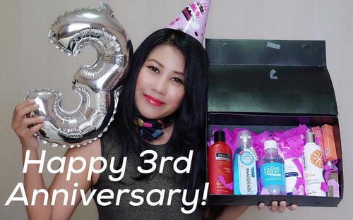 Happy 3rd Anniversary dear Clozette Indonesia ! Wishing you more success and achievements in the future! Thank you for being our friend and beauty companion. May the future brings more exciting projects and fun opportunities for you to spread your wings even more further dear @clozetteid ❤️❤️ We fully support you!
.
PS : Thankyou for the lovely gift box as part of your #starclozetter and part of your anniversary celebration!
.
.
PSS : Extra thanks to @tresemmeid @wardahbeauty @ionessence & @SensodyneIndonesia
.
.
.
.
#ClozetteID #ClozetteDiversi3 #RunwayReadyHair #Ionessence #ColorMeUp #DoveIDN #SensodyneID
#indonesianbeautyblogger #bloggerlife #anniversarygift #birthdaywishes #todaysstory #igdaily #beautygram