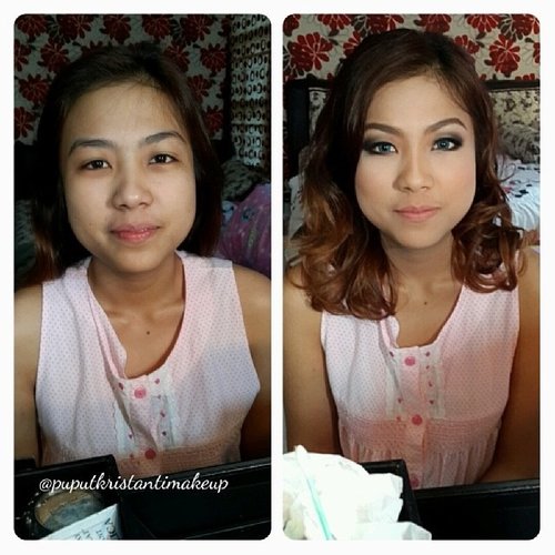 Makeup on my client