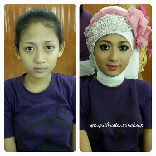 Before and after #mymakeup