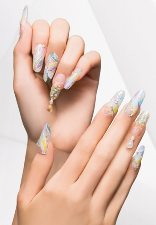 Another Japanese nail art trend~