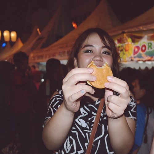 Dorayaki!! 🌸 #clozetteid #ennichisai #dorayaki #japan #food #nom