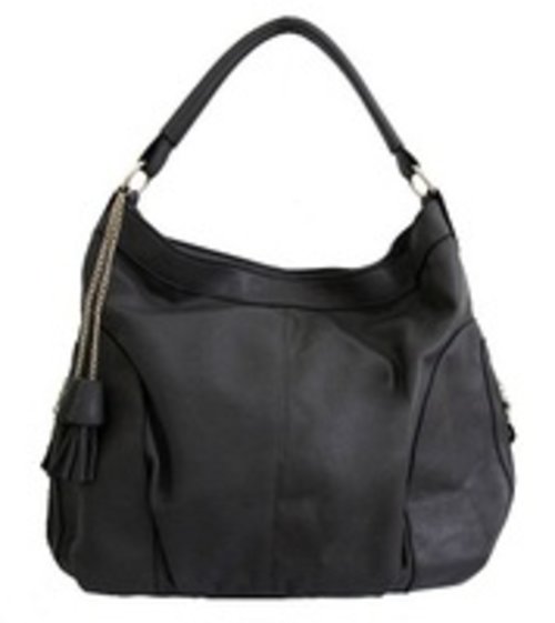  periwinkle Simple Half Ovale Leather Bag 4544 