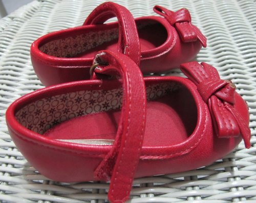 Zara kids red shoes