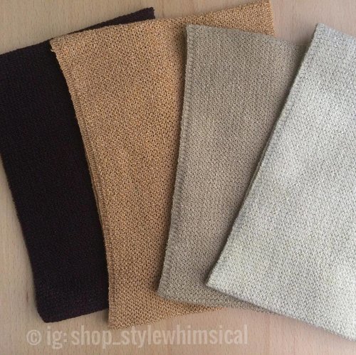Listing these new knitted inner/underscarf at @shop_stylewhimsical in earthy colors ✨
From left to right: Coffee, Camel, Taupe and Beige. 
Camel and taupe have been becoming my staples these past few weeks 💫💛 #knittedinner #knittedunderscarf #knittedheadband #bandanarajut #ciputrajut #earthtones #clozetteid