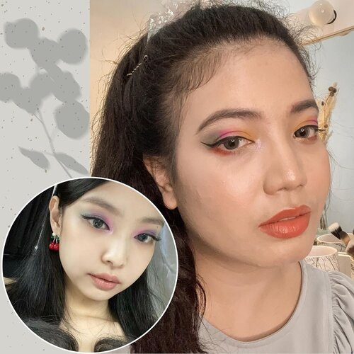 Selamat hari senin dari Jennie KW Cinere! 🤪
-
Recreate meap @jennierubyjane pakai @perfectdiaryofficial Fantasist Eyeshadow Palette #06 Terraced Filed nih. Review halunya ada di YouTube 🙈
-
#motd #makeup #eyeshadowpalette #rainboweyeshadow #clozetteid