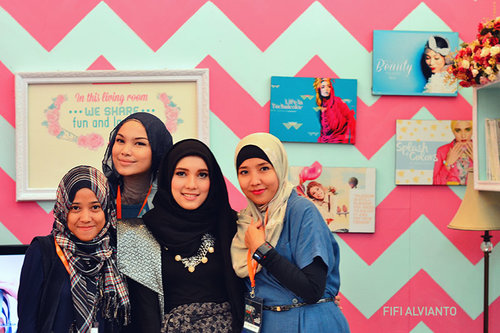 Laiqa Magazine Booth at Indonesia Fashion Week