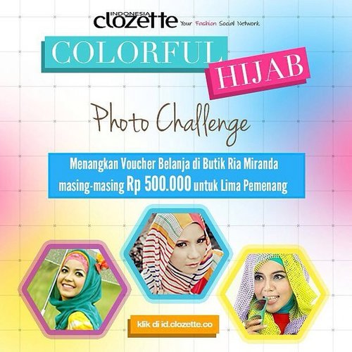 Hurry up, let's join the hype. Simply sign up and post your photo from Instgram and put this hashtag #clozetteid