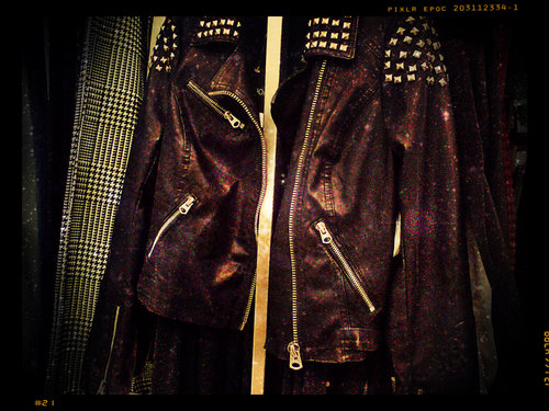 Leather Studded Jacket from Topshop! 
