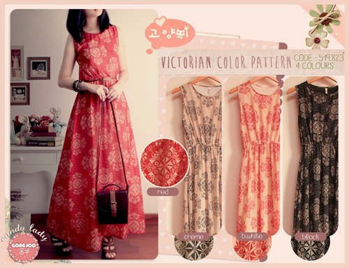 Victorian color pattern 823